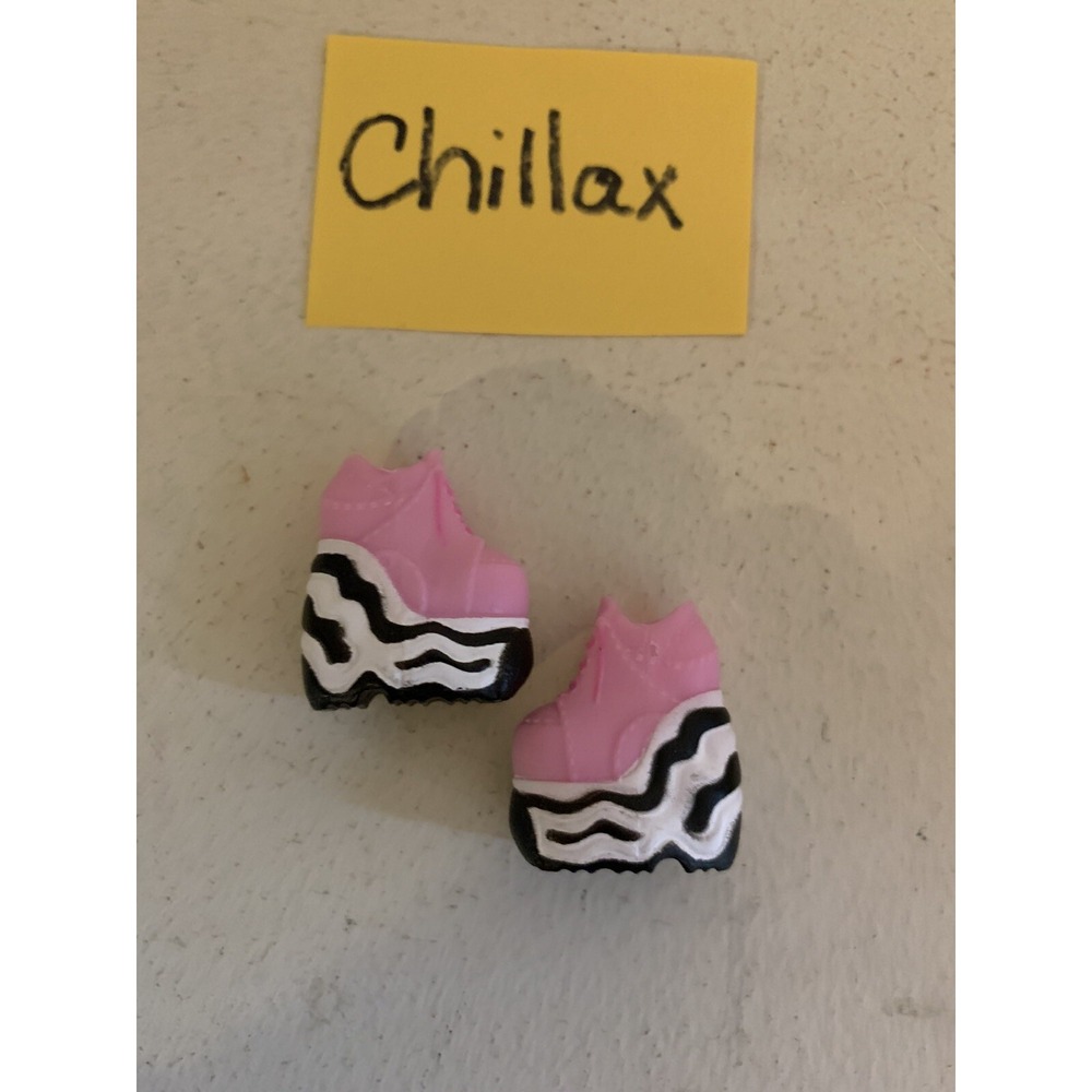 MGA - LOL Surprise OMG - Chillax - Black Pink Boot Heel Platform Shoe